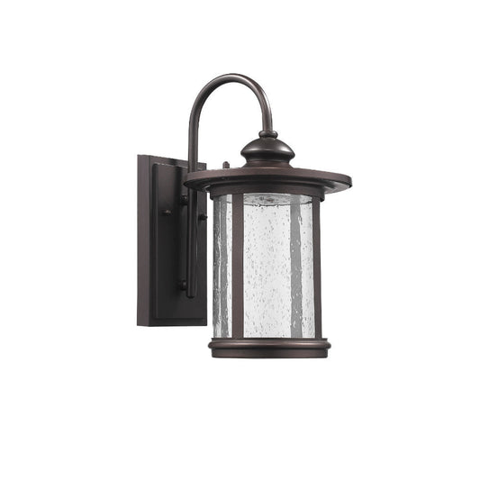 CHLOE Lighting COLE Transitional LED Rubbed Bronze Outdoor Wall Sconce 13"Height