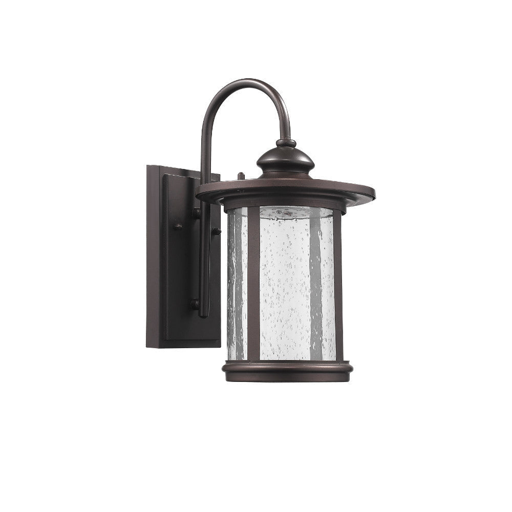 CHLOE Lighting COLE Transitional LED Rubbed Bronze Outdoor Wall Sconce 13"Height