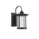 CHLOE Lighting COLE Transitional LED Rubbed Bronze Outdoor Wall Sconce 13"Height