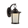 ABBINGTON Transitional Bronze 1 Light Outdoor Wall Sconce 13" Tall