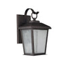 KIRTON Transitional Bronze 1 Light Outdoor Wall Sconce 12’’ Tall CHL-CH22L68RB12-OD1