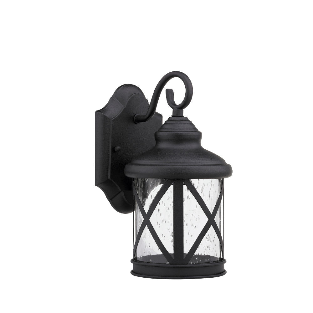 CHLOE Lighting "MILANIA ADORA" Transitional 1 Light Black Outdoor Wall Sconce 16" Tall