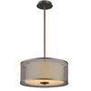 CHLOE Lighting AUDREY Transitional 3 Light Rubbed Bronze Ceiling Pendant 15’’Wide CHL-CH28033RB15-DP3