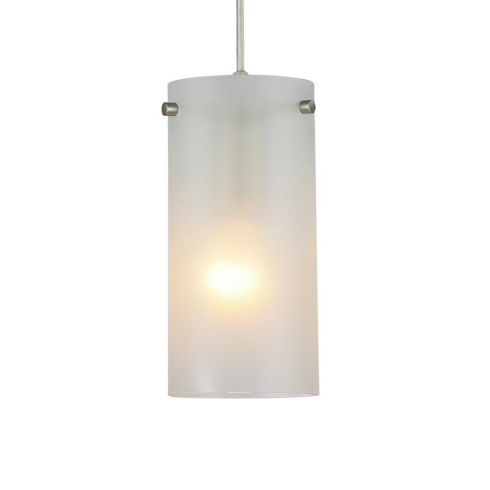 Chloe Lighting Ulla Transitional 1 Light Brushed Nickel Mini Pendant 4’’ Wide CHL-CH28068BN04-DP1