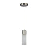 ULLA Transitional Brushed Nickel 1 Light Mini Pendant 3’’ Wide CHL-CH28069BN03-DP1