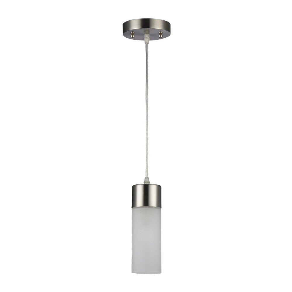 ULLA Transitional Brushed Nickel 1 Light Mini Pendant 3’’ Wide CHL-CH28069BN03-DP1