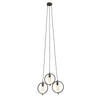 Lighting IRONCLAD Industrial 3 Light Rubbed Bronze Ceiling Pendant 21.5’’ Wide CHL-CH2D005RB22-DP3