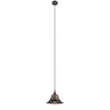 Lighting IRONCLAD Industrial 1 Light Rubbed Bronze Mini Ceiling Pendant 11.5’’ Wide CHL-CH2D006RB12-DP1