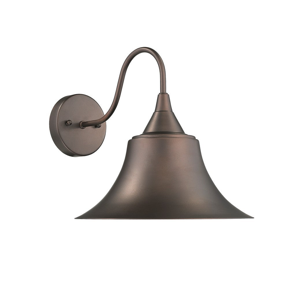 Lighting IRONCLAD Industrial 1 Light Rubbed Bronze Wall Sconce 11.5’’ Wide CHL-CH2D006RB12-WS1