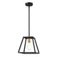 Chloe Lighting Ironclad Industrial 1 Light Textured Black Mini Pendant Ceiling Fixture 10’’ Wide CHL-CH2D008BK10-DP1
