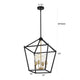 Chloe Lighting Ironclad Industrial 4 Light Textured Black Inverted Pendant Ceiling Fixture 16’’ Wide CHL-CH2D010BK16-UP4