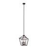 Ironclad Industrial 4 Light Oil Rubbed Bronze Inverted Pendant Ceiling Fixture 12’’ Wide CHL-CH2D010RB12-UP4