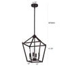 Ironclad Industrial 4 Light Oil Rubbed Bronze Inverted Pendant Ceiling Fixture 12’’ Wide CHL-CH2D010RB12-UP4