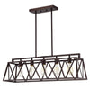 Ironclad Industrial 5 Light Oil Rubbed Bronze Island Pendant Ceiling Fixture 35’’ Wide CHL-CH2D011RB35-IL5