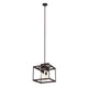 Chloe Lighting Ironclad Industrial 4 Light Oil Rubbed Bronze Large Pendant Ceiling Fixture15’’ Wide CHL-CH2D012RB15-DP4