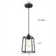 Chloe Lighting Ironclad Industrial 1 Light Oil Rubbed Bronze Mini Pendant Ceiling Fixture 6’’ Wide CHL-CH2D014RB06-DP1