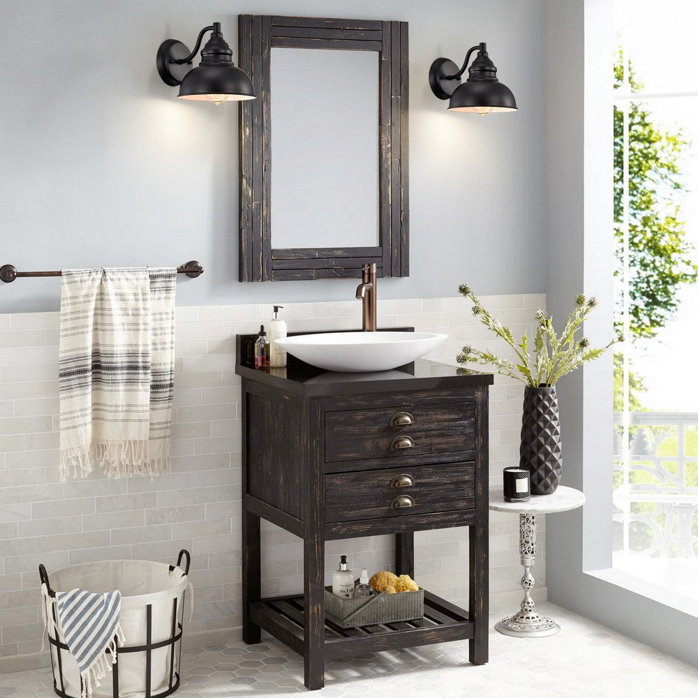 Chloe Lighting Ironclad Industrial 1 Light Textured Black Indoor Wall Sconce 8" Wide