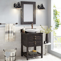 Black finish, white painted inside of shade