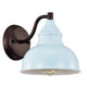 Ironclad Industrial 1 Light Oil Rubbed Bronze Indoor Wall Sconce 8’’ Wide CHL-CH2D094LB08-WS1