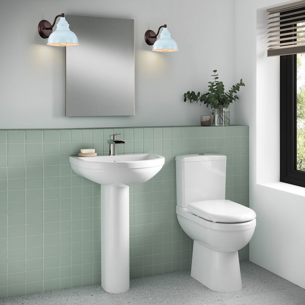 Ironclad Industrial 1 Light Oil Rubbed Bronze Indoor Wall Sconce 8’’ Wide CHL-CH2D094LB08-WS1