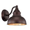 Ironclad Industrial 1 Light Oil Rubbed Bronze Indoor Wall Sconce 8" Wide
