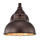 Ironclad Industrial 1 Light Oil Rubbed Bronze Indoor Wall Sconce 8’’ Wide CHL-CH2D094LB08-WS1