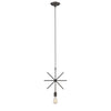IRONCLAD Industrial-style 1 Light Rubbed Bronze Ceiling Mini Pendant 13" Wide
