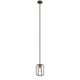 Lighting IRONCLAD Industrial 1 Light Rubbed Bronze Mini Ceiling Pendant 8’’ Wide CHL-CH2D124RB08-DP1