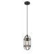 Lighting IRONCLAD Industrial 1 Light Rubbed Bronze Mini Ceiling Pendant 5.5’’ Wide CHL-CH2D126RB06-DP1