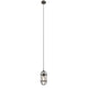 Lighting IRONCLAD Industrial 1 Light Rubbed Bronze Mini Ceiling Pendant 5.5’’ Wide CHL-CH2D126RB06-DP1