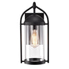 Chloe Lighting Hollis Transitional 1 Light Textured Black Outdoor Wall Sconce 15’’ Height CHL-CH2D211BK15-OD1
