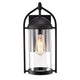 Chloe Lighting Hollis Transitional 1 Light Textured Black Outdoor Wall Sconce 15’’ Height CHL-CH2D211BK15-OD1