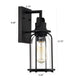 Chloe Lighting Clarke Transitional 1 Light Textured Black Outdoor Wall Sconce 13’’ Height CHL-CH2D212BK13-OD1
