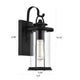 Chloe Lighting Ainsley Transitional 1 Light Textured Black Outdoor Wall Sconce 13’’ Height CHL-CH2D213BK13-OD1