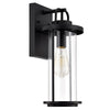 Chloe Lighting Landry Transitional 1 Light Textured Black Outdoor Wall Sconce 16’’ Height CHL-CH2D214BK16-OD1