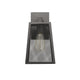 Lighting EMERSON Industrial 1 Light Textured Black Outdoor Wall Sconce 12’’ Tall CHL-CH2D286BK12-OD1
