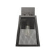 Lighting EMERSON Industrial 1 Light Textured Black Outdoor Wall Sconce 15’’ Tall CHL-CH2D286BK15-OD1