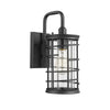 Lighting LAUREL Industrial 1 Light Textured Black Outdoor Wall Sconce 13’’ Tall CHL-CH2D287BK13-OD1