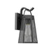 Lighting HARPER Industrial 1 Light Textured Black Outdoor Wall Sconce 12’’ Tall CHL-CH2D288BK12-OD1
