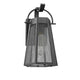 Lighting HARPER Industrial 1 Light Textured Black Outdoor Wall Sconce 12’’ Tall CHL-CH2D288BK12-OD1