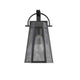 Lighting HARPER Industrial 1 Light Textured Black Outdoor Wall Sconce 12’’ Tall CHL-CH2D288BK12-OD1