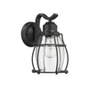 Lighting CHARLOTTE Industrial 1 Light Textured Black Outdoor Wall Sconce 10’’ Tall CHL-CH2D291BK10-OD1