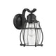 Lighting CHARLOTTE Industrial 1 Light Textured Black Outdoor Wall Sconce 10’’ Tall CHL-CH2D291BK10-OD1