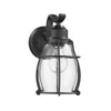 Lighting CHARLOTTE Industrial 1 Light Textured Black Outdoor Wall Sconce 10’’ Tall CHL-CH2D291BK10-OD1