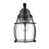 Lighting CHARLOTTE Industrial 1 Light Textured Black Outdoor Wall Sconce 11’’ Tall CHL-CH2D291BK11-OD1