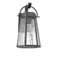Lighting ALEXA Industrial 1 Light Textured Black Outdoor Wall Sconce 12’’ Tall CHL-CH2D294BK12-OD1