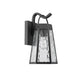Lighting ALEXA Industrial 1 Light Textured Black Outdoor Wall Sconce 12’’ Tall CHL-CH2D294BK12-OD1