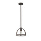 Lighting IRONCLAD Industrial 1 Light Rubbed Bronze Mini Ceiling Pendant 9’’ Wide CHL-CH2D503RB09-DP1