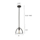 Lighting IRONCLAD Industrial 1 Light Rubbed Bronze Mini Ceiling Pendant 9’’ Wide CHL-CH2D503RB09-DP1