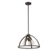 Lighting IRONCLAD Industrial 3 Light Rubbed Bronze Ceiling Pendant 16’’ Wide CHL-CH2D503RB16-DP3